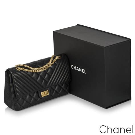 chanel reissue chevron caviar